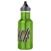de wandelbramen Logo op groen, Waterfles (Rechts)