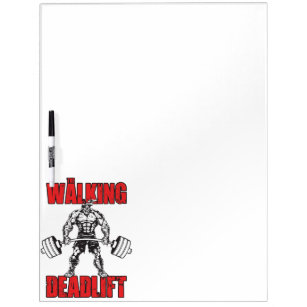 De Wandelende Deadlift - Zombie Workout Whiteboard