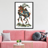 De Wandelende Heilige Plaats Canvas Afdruk (Insitu (Woonkamer))
