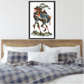 De Wandelende Heilige Plaats Canvas Afdruk (Insitu (Slaapkamer))