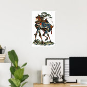 De Wandelende Heilige Plaats Poster (Thuiskantoor)