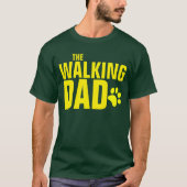 De wandelende hond pa t-shirt (Voorkant)
