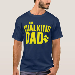 De wandelende hond pap t-shirt