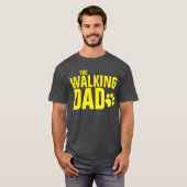 De wandelende hond pap t-shirt (Voorkant volledig)