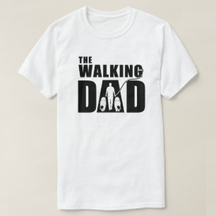 De Wandelende Newfoundlander Vader (Donkere Letter T-shirt