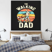 de wandelende papa canvas afdruk (Insitu (Slaapkamer))