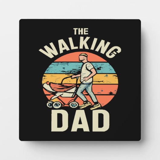 de wandelende papa fotoplaat (Voorkant)
