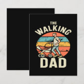 de wandelende papa informatiekaartje (Voorkant / Achterkant)