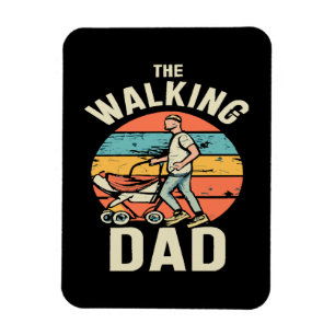 de wandelende papa magneet