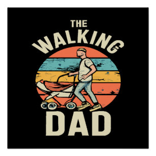 de wandelende papa perfect poster