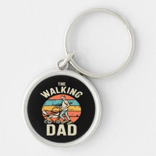 de wandelende papa sleutelhanger