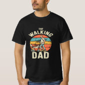 de wandelende papa t-shirt (Voorkant)