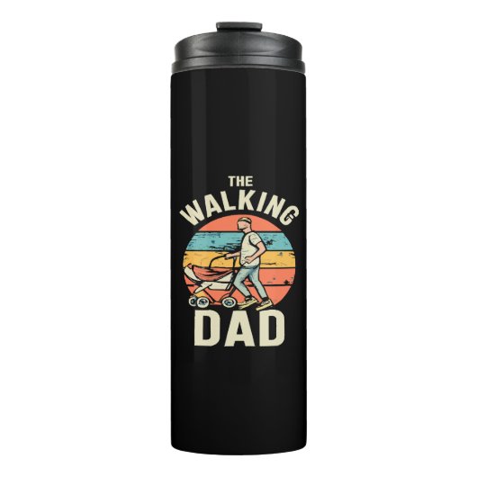 de wandelende papa thermosbeker (Voorkant)