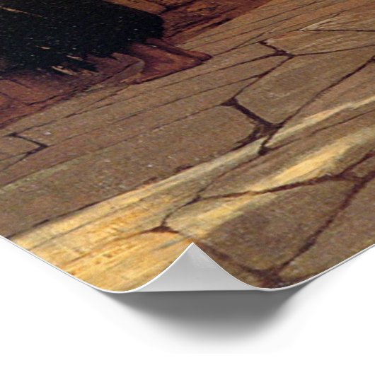 De wandelmuur poster (Hoek)