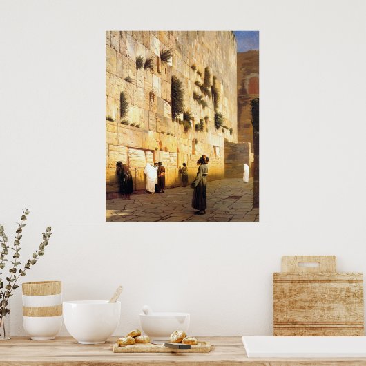 De wandelmuur poster (Keuken)