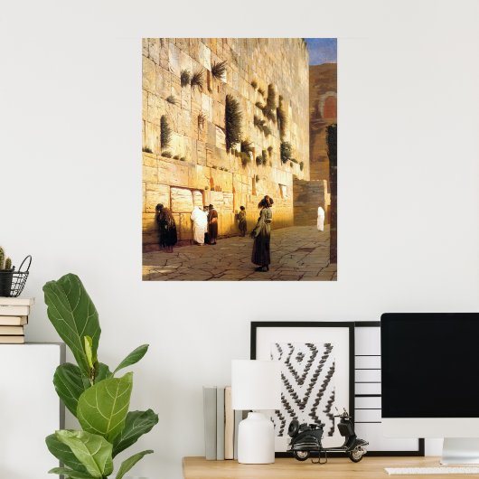 De wandelmuur poster (Thuiskantoor)