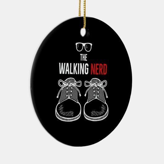 de wandelnerd keramisch ornament (Rechts)