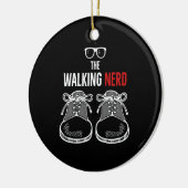 de wandelnerd keramisch ornament (Links)