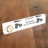 de wandelwand en het mooie design, naambordje (Zijkant)