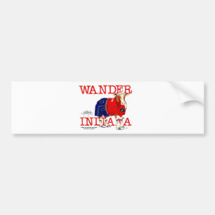 De Wander Indiana Cow Bumpersticker