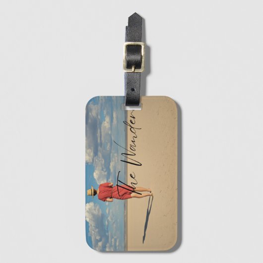 De Wanderer Bagagelabel (Voorkant (verticaal))