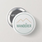 De Wanderer Ronde Button 5,7 Cm (Voorkant /achterkant)