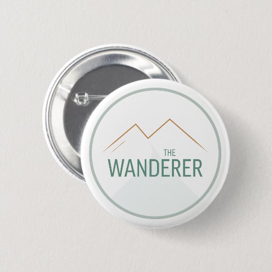 De Wanderer Ronde Button 5,7 Cm (Voorkant /achterkant)