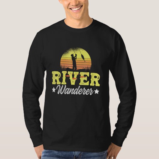 De Wanderer Vliegen in de rivier T-shirt (Voorkant)