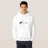 De Wandering Donkeys White Logo Hoodie S (Voorkant volledig)