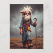 De Wandering Elf Wizard Briefkaart (Voorkant)
