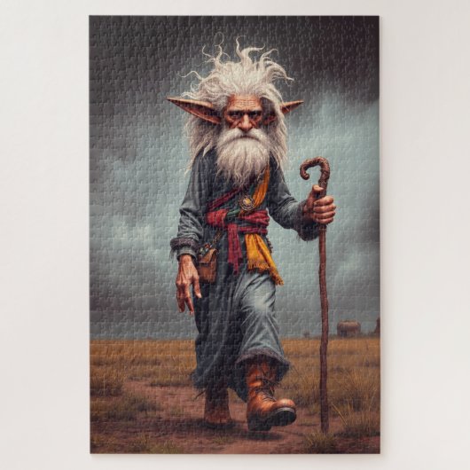 De Wandering Elf Wizard Legpuzzel (Verticaal)