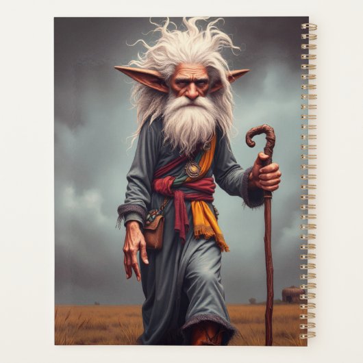 De Wandering Elf Wizard Planner (Achterkant)