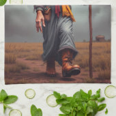 De Wandering Elf Wizard Theedoek (Gevouwen)