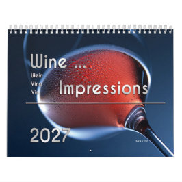 De wandkalender van wijn ... Indrukken 2027 Kalender