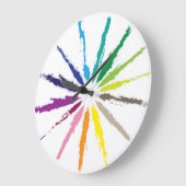 De wandklok van de Verf Slagen (Hoek)