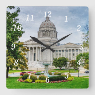 De wandklok van het Missouri Capitol