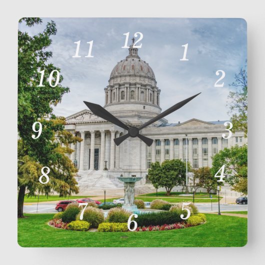 De wandklok van het Missouri Capitol (Voorkant)