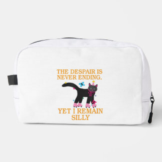 De wanhoop eindigt nooit, maar ik blijf Gekke tas