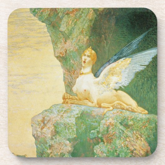 De wanhoop van de Sfinx, 1890 Onderzetter (Voorkant)