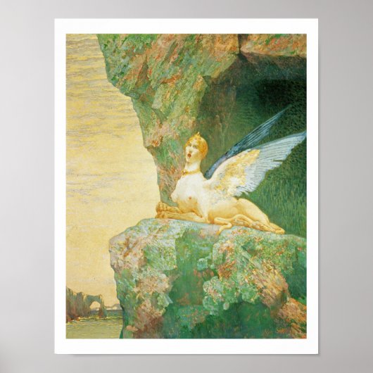 De wanhoop van de Sfinx, 1890 Poster (Voorkant)