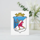 De Wapenkunde van het Wapenschild van Noorwegen Briefkaart (Staand voorkant)