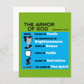De wapenrusting van God Kaart (Voorkant / Achterkant)