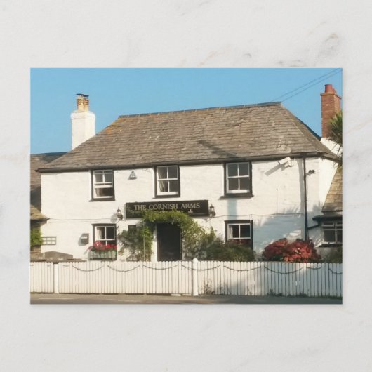 De wapens Van Cornwall St. Merryn Cornwall Feestdagenkaart (Voorkant)