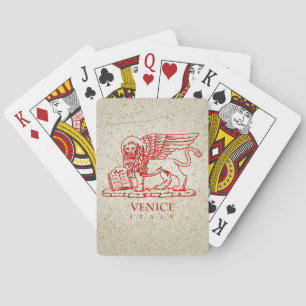 De wapenstilstand van Venetië, Italië Pokerkaarten