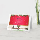 De ware Betekenis van Kerstmis Feestdagen Kaart (Achterkant)