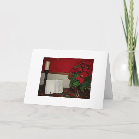 De ware Betekenis van Kerstmis Feestdagen Kaart (Voorkant)