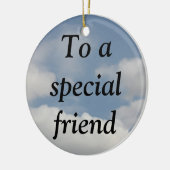 De ware betekenis van vriendschap (1 Corinthians 1 Keramisch Ornament (Links)