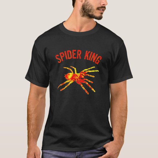 De ware exotische Arachnoid Spider King Tarantula T-shirt (Voorkant)