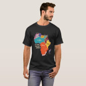 De Ware Grootte Van Afrika T-shirt (Voorkant volledig)