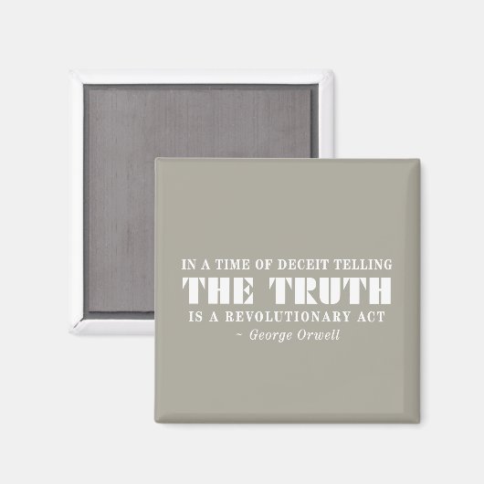 De ware koelkast Magnet (Voorkant / Achterkant)